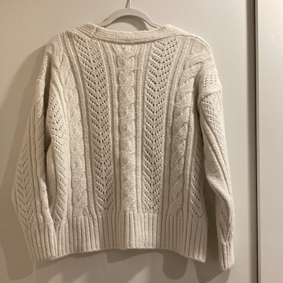 NWT Anthropologie Cable Knit Cardigan - Picture 3 of 12